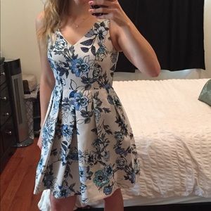 Taylor Size 4 Floral A Line Dress